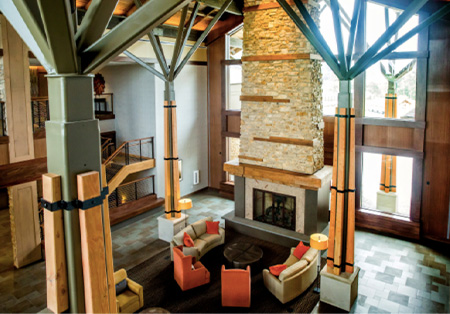 Liberty Mountain resort lodge interior