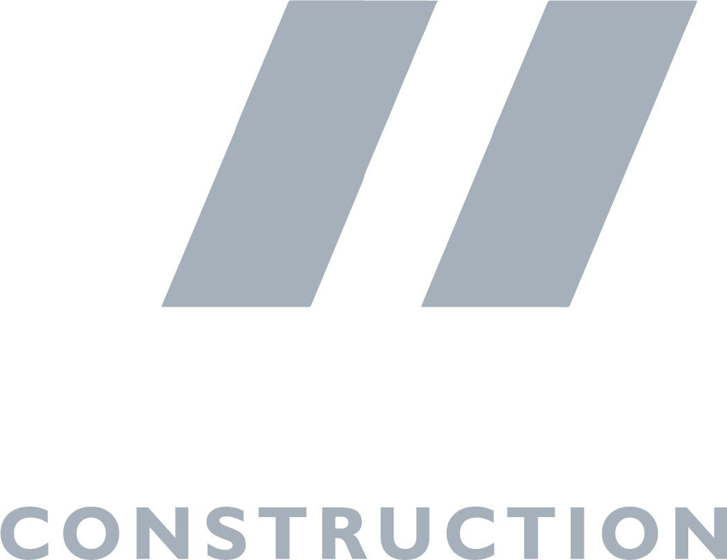 Warner Construction logo in white